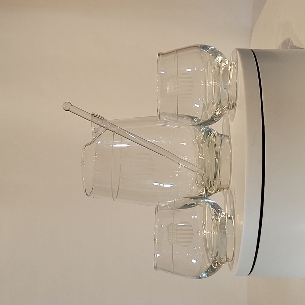 Union Pacific Cocktail Pitcher And Glasses Set